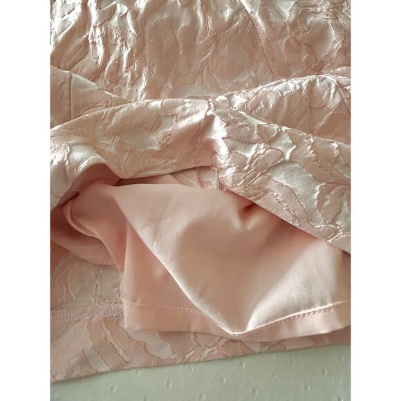 Ralph Lauren Y2K Soft Pink Floral Ruched Elegant Timeless Sheath Dress Size 10 - Picture 9 of 10